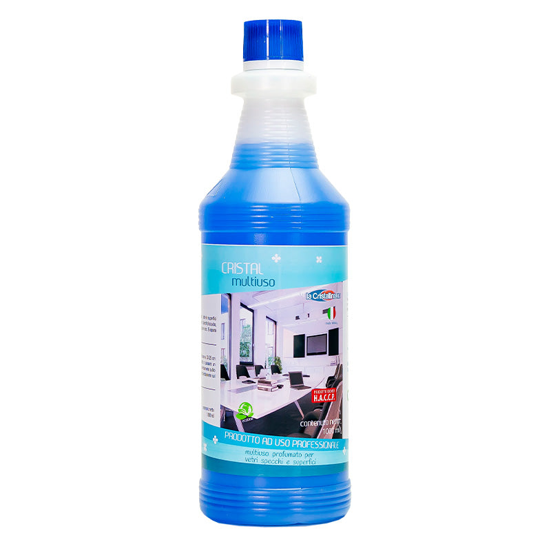 Cristal Multiuso 1L – Detergente Professionale Rapida Evaporazione (H.A.C.C.P.)