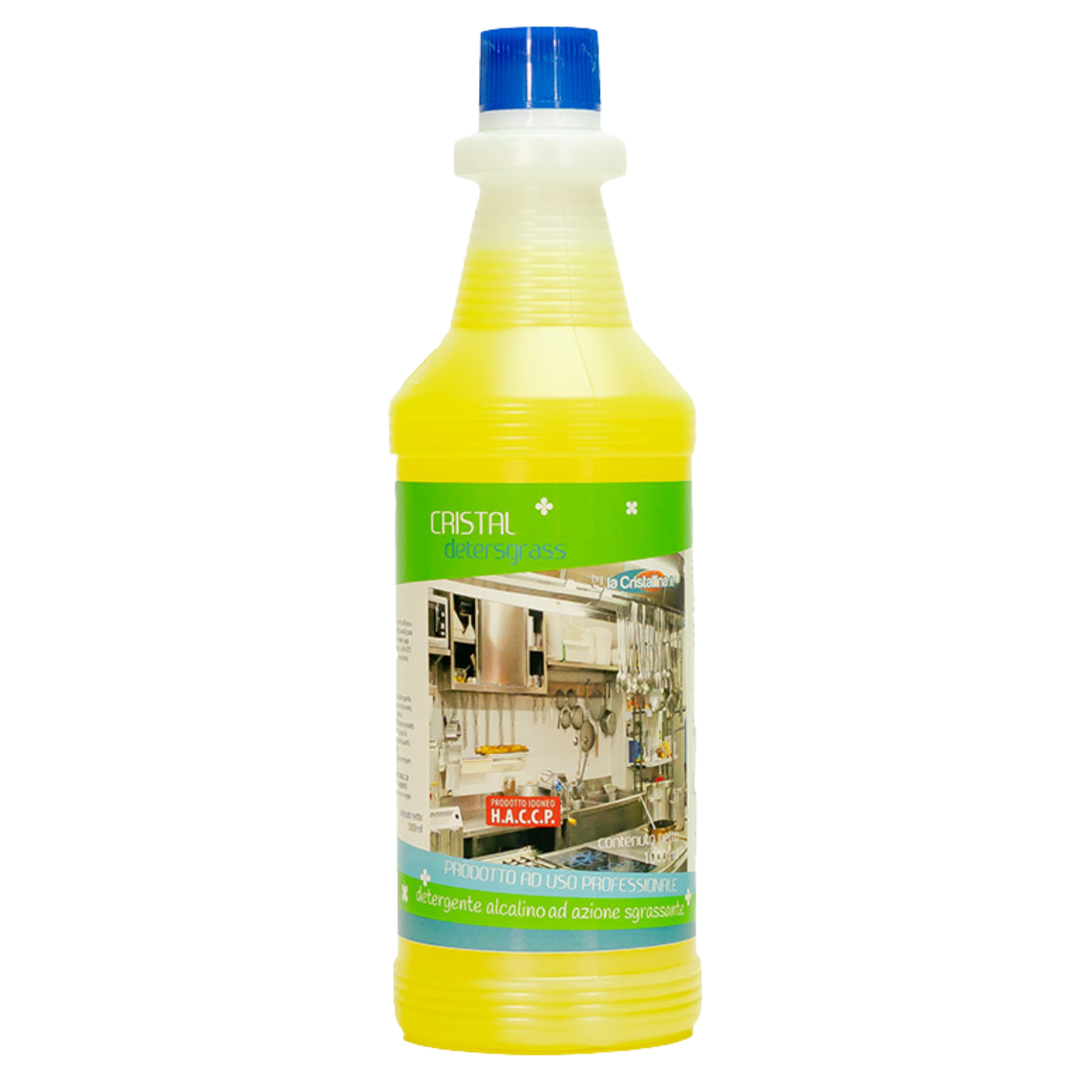 Cristal Detersgrass 1L – Detergente schiumogeno sgrassante