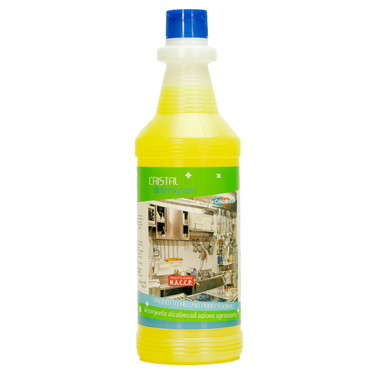 Cristal Detersgrass 1L – Detergente schiumogeno sgrassante