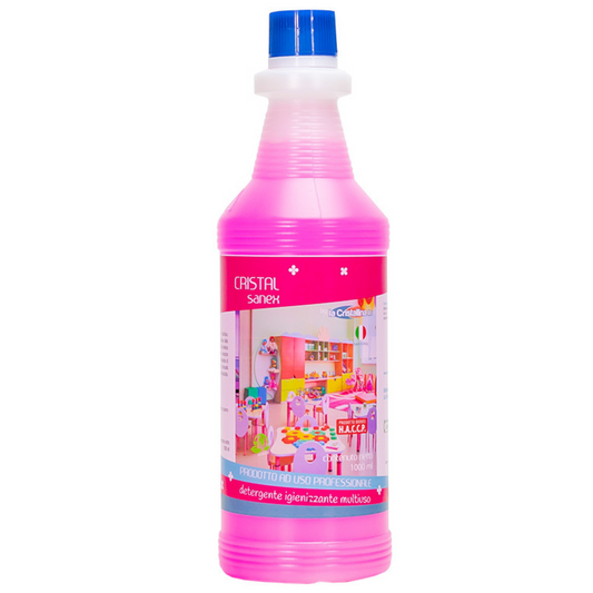 Cristal Sanex 1L – multiuso igienizzante a base alcolica (H.A.C.C.P.)